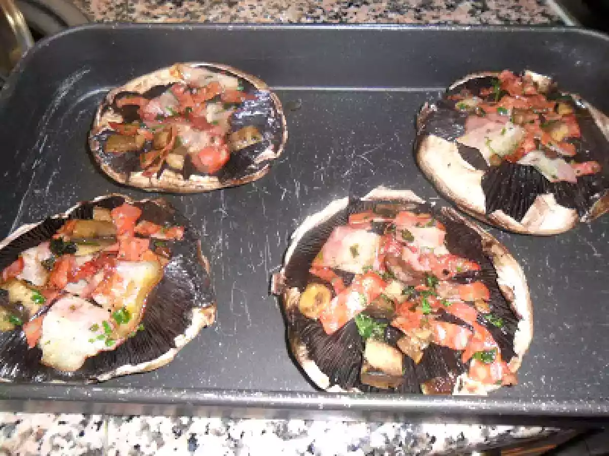 Cogumelos Portobello Recheados - foto 3
