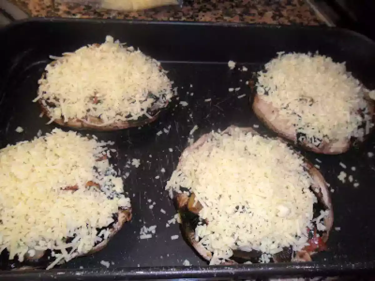 Cogumelos Portobello Recheados - foto 4