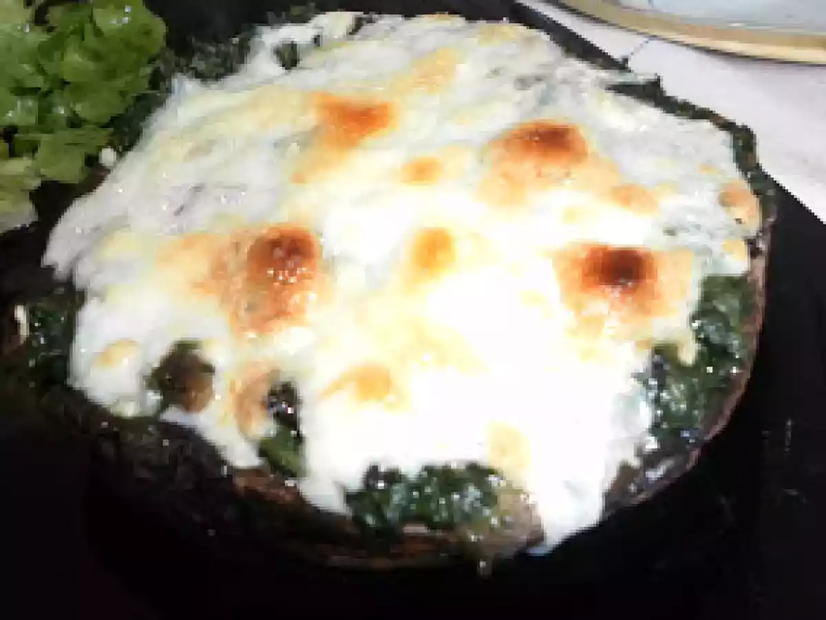 Cogumelos Portobello Recheados - Lactovegetariana