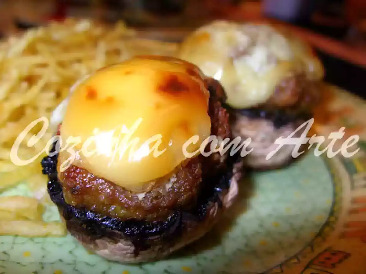 Cogumelos recheados com carne picada - foto 2
