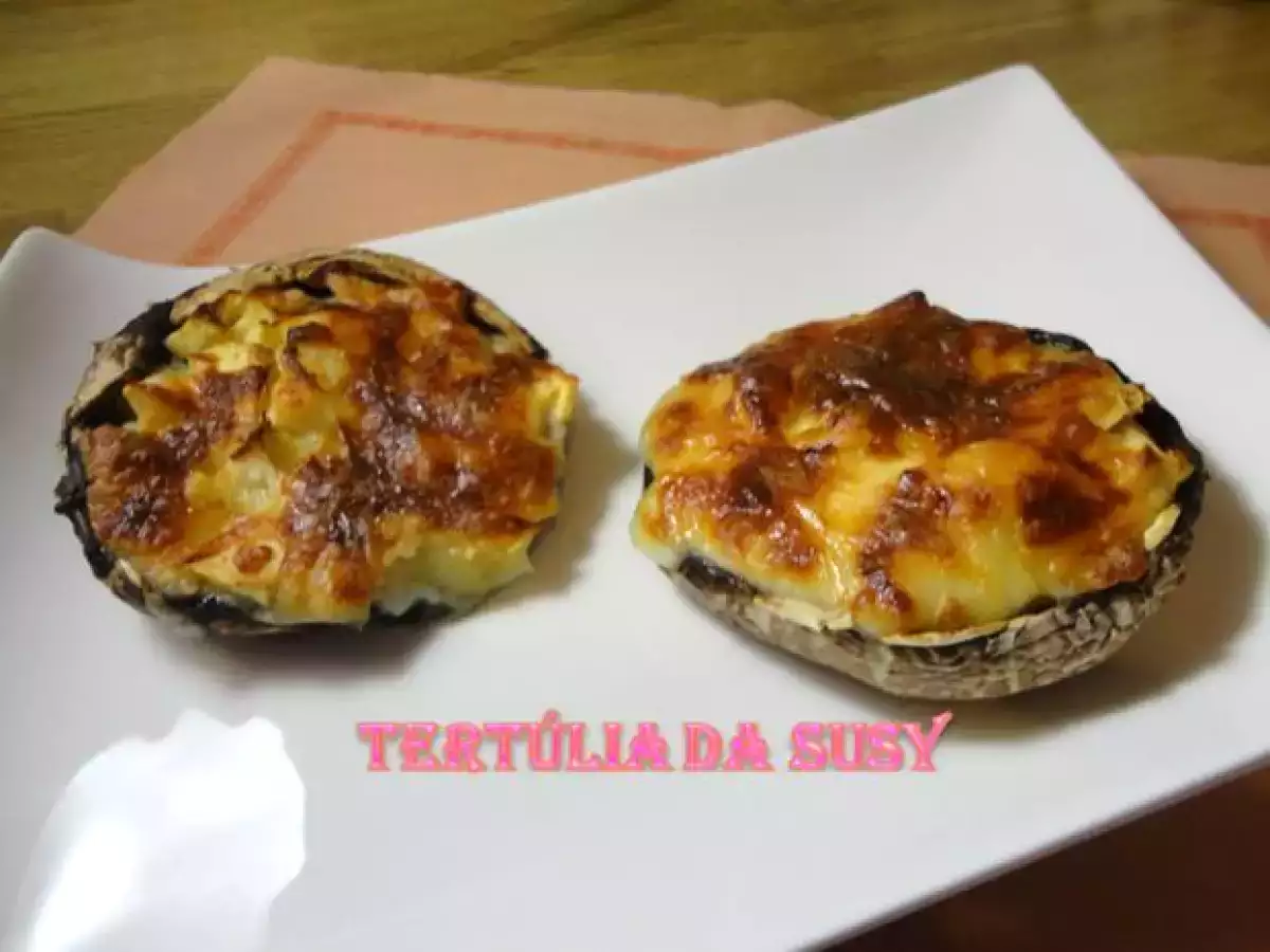 Cogumelos recheados no forno - foto 2