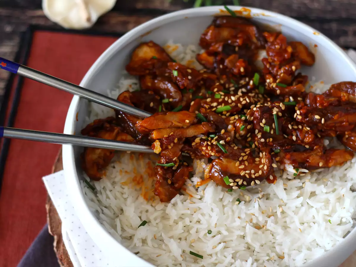 Cogumelos shiitake à coreana, com molho gochujang! - foto 5