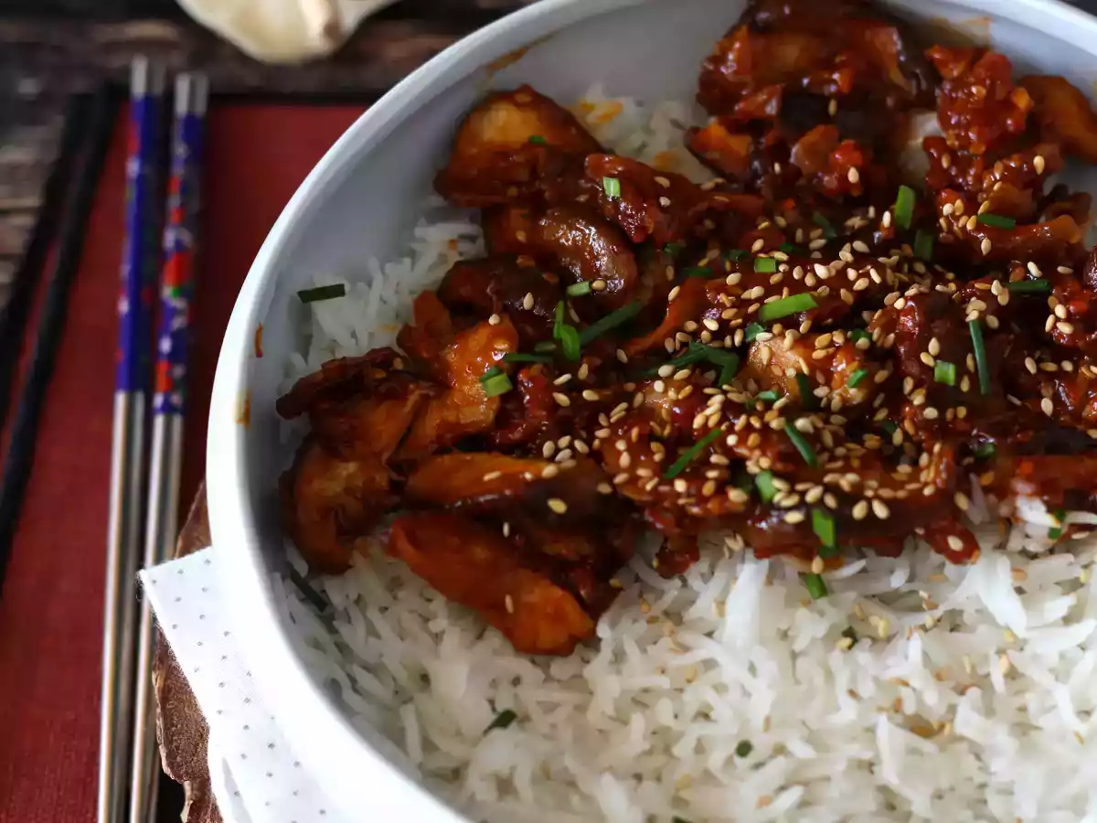 Cogumelos Shitake à coreana, com molho gochujang! - foto 3