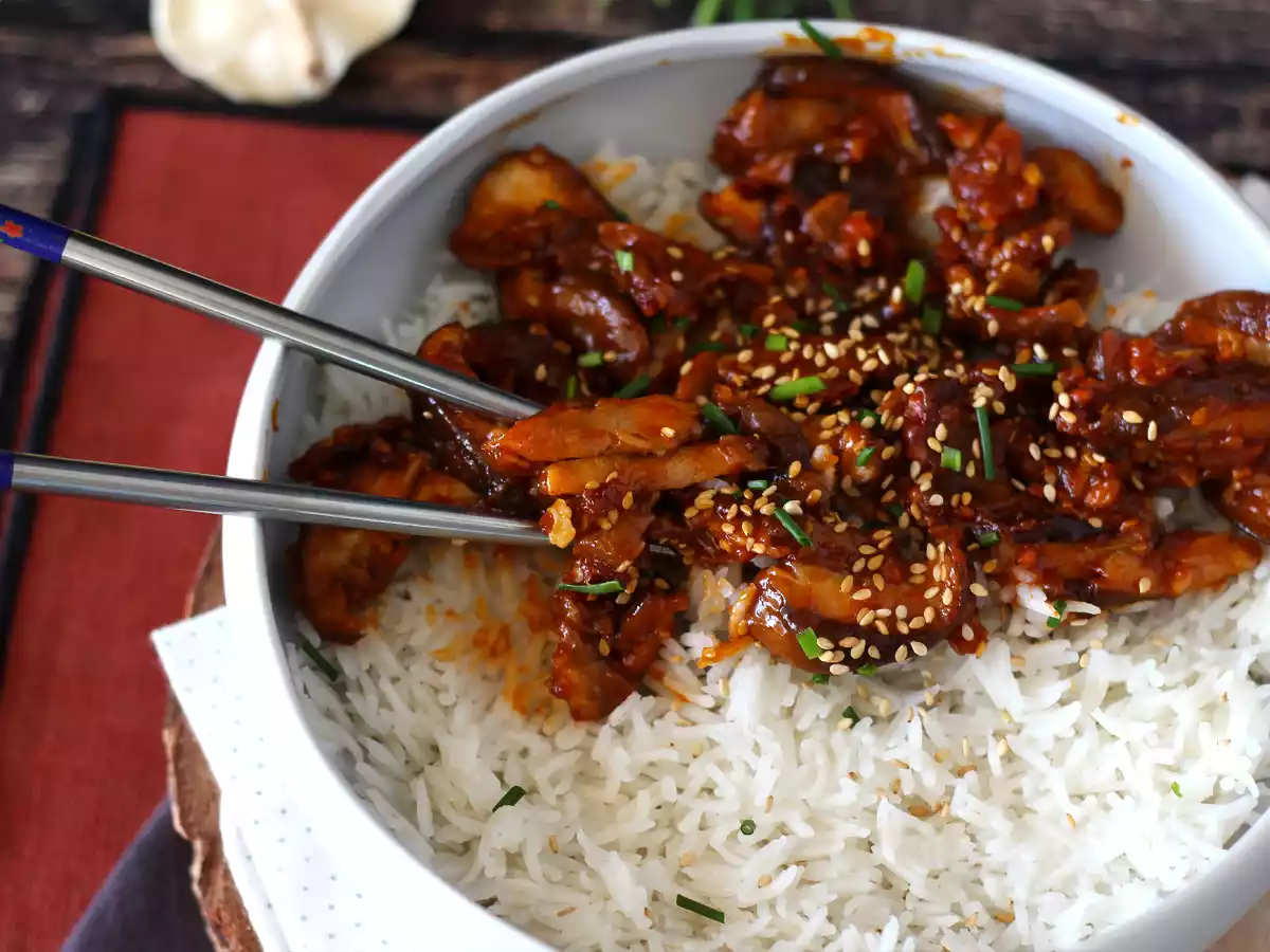 Cogumelos Shitake à coreana, com molho gochujang! - foto 5