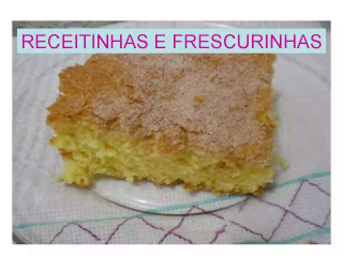 Comidas Típicas de Festa Junina - Pão de ló de Fubá