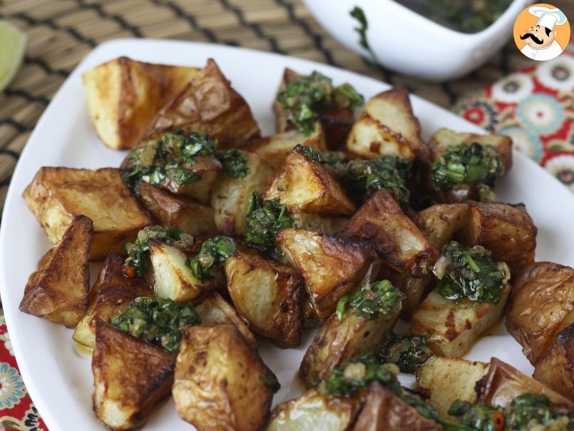 Como fazer batata rústica com molho chimichurri? - foto 5