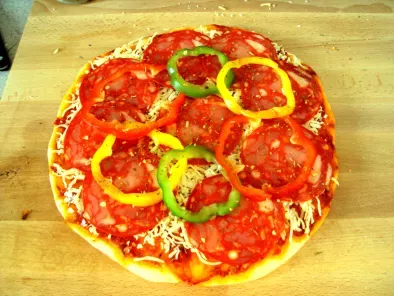 Como fazer massa de pizza - Para congelar (ou também comer na hora...rs), foto 2