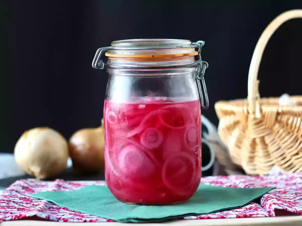 Como fazer pickles de cebola roxa, fácil e rápido?