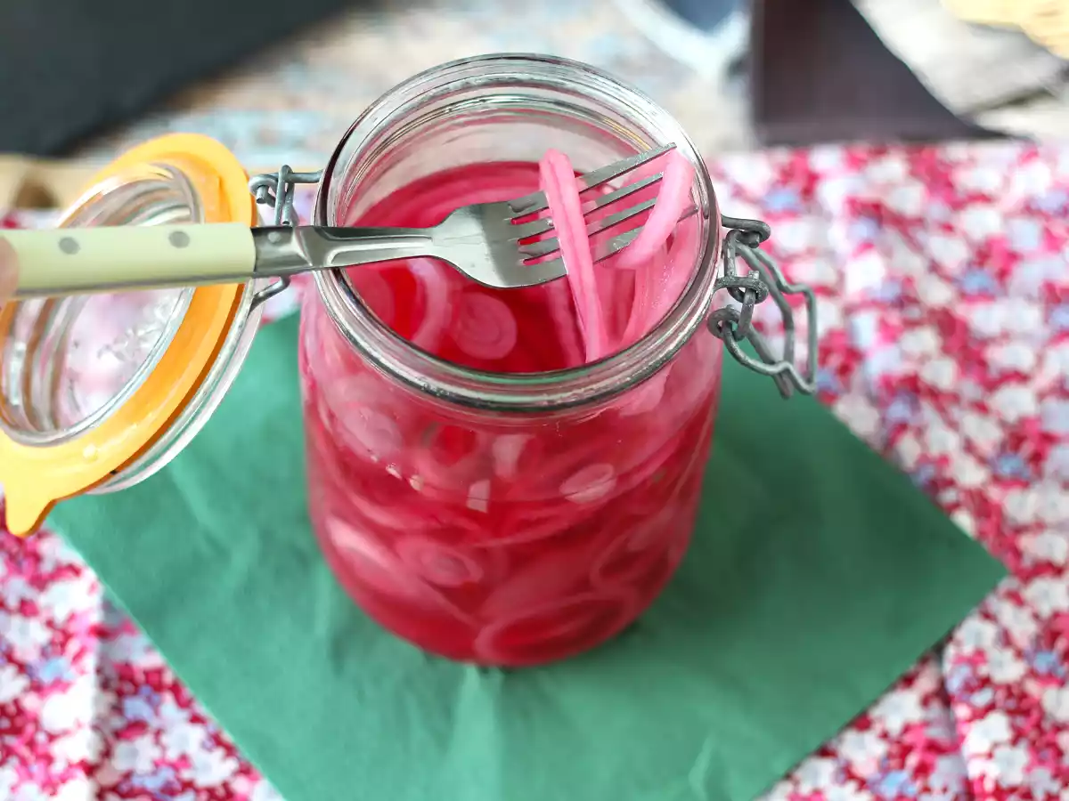 Como fazer pickles de cebola roxa, fácil e rápido? - foto 3