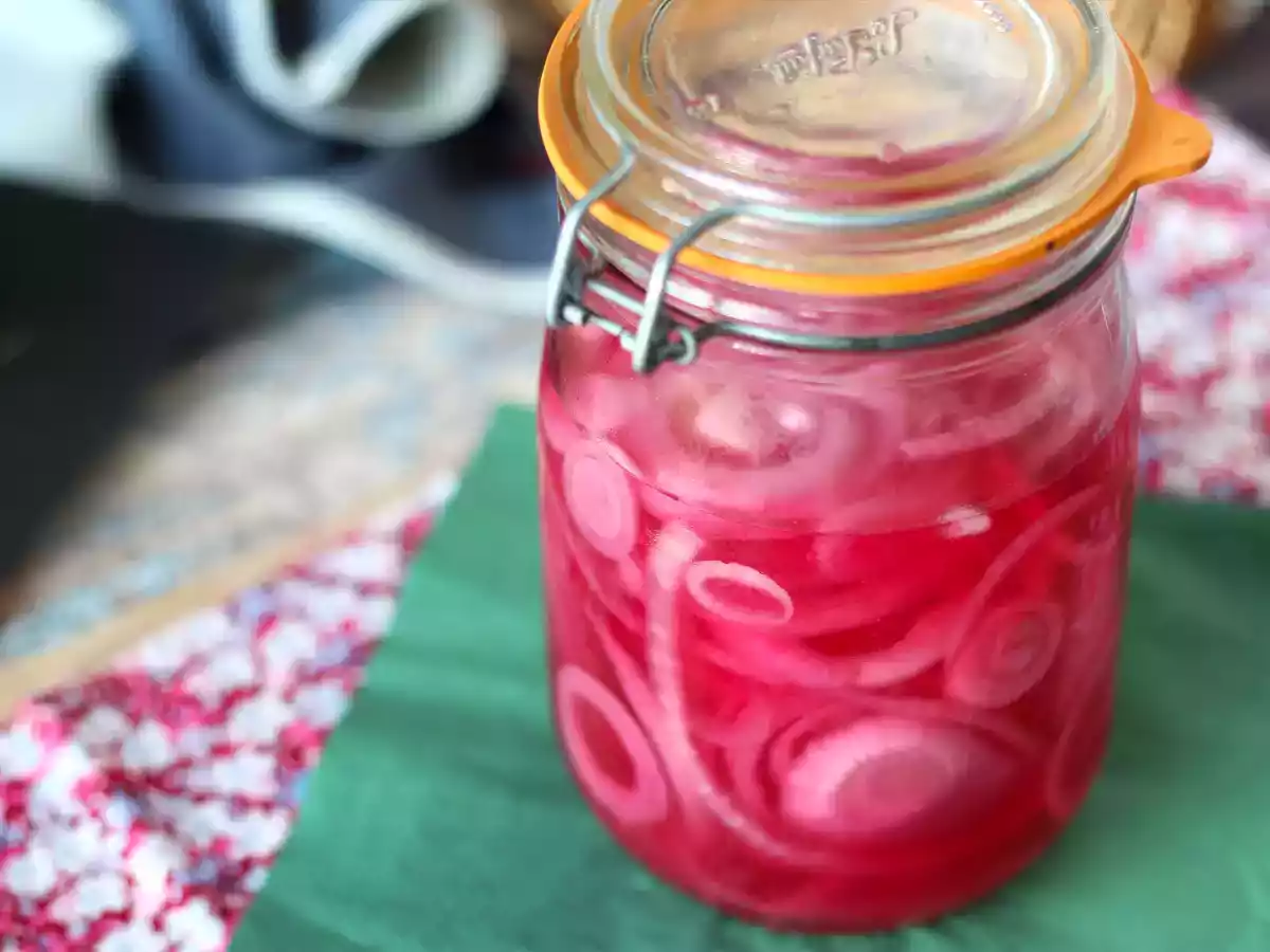 Como fazer pickles de cebola roxa, fácil e rápido? - foto 4
