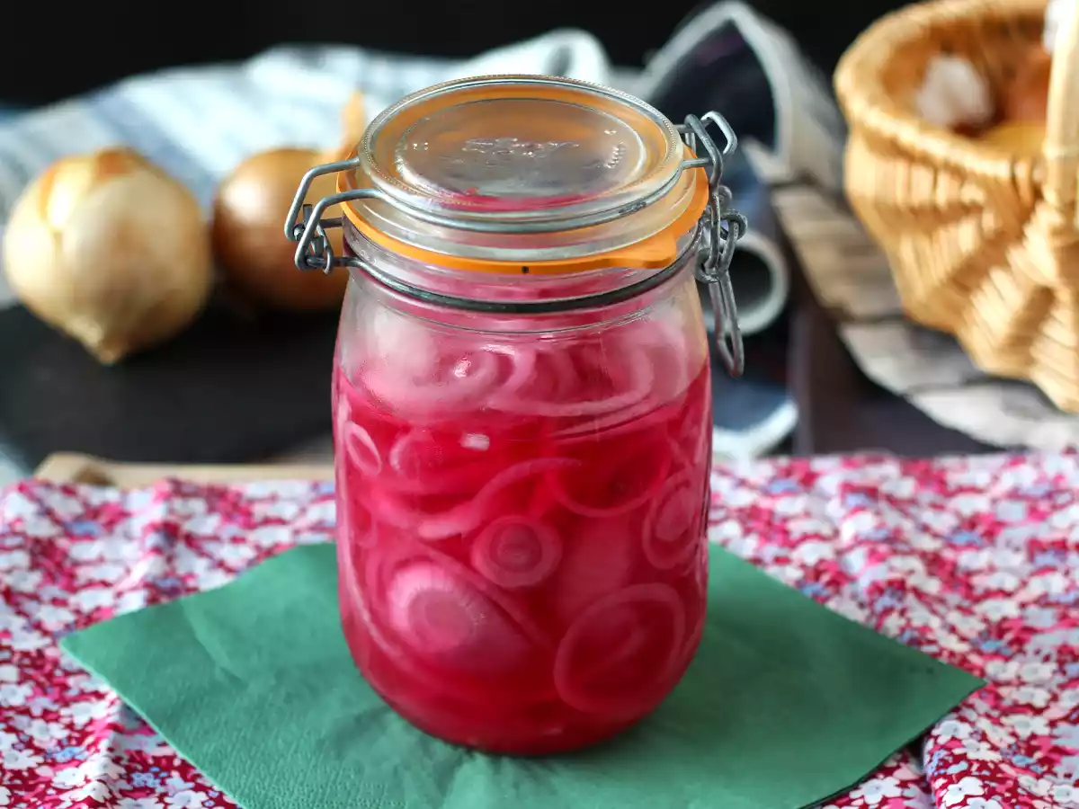 Como fazer pickles de cebola roxa, fácil e rápido? - foto 5