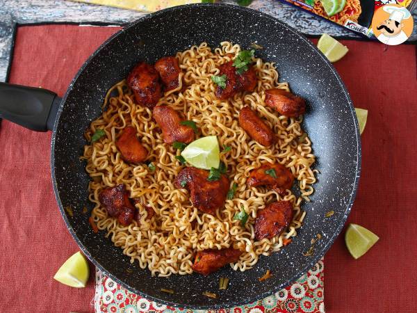 Como preparar o macarrão buldak habanero lime com frango marinado! - foto 3