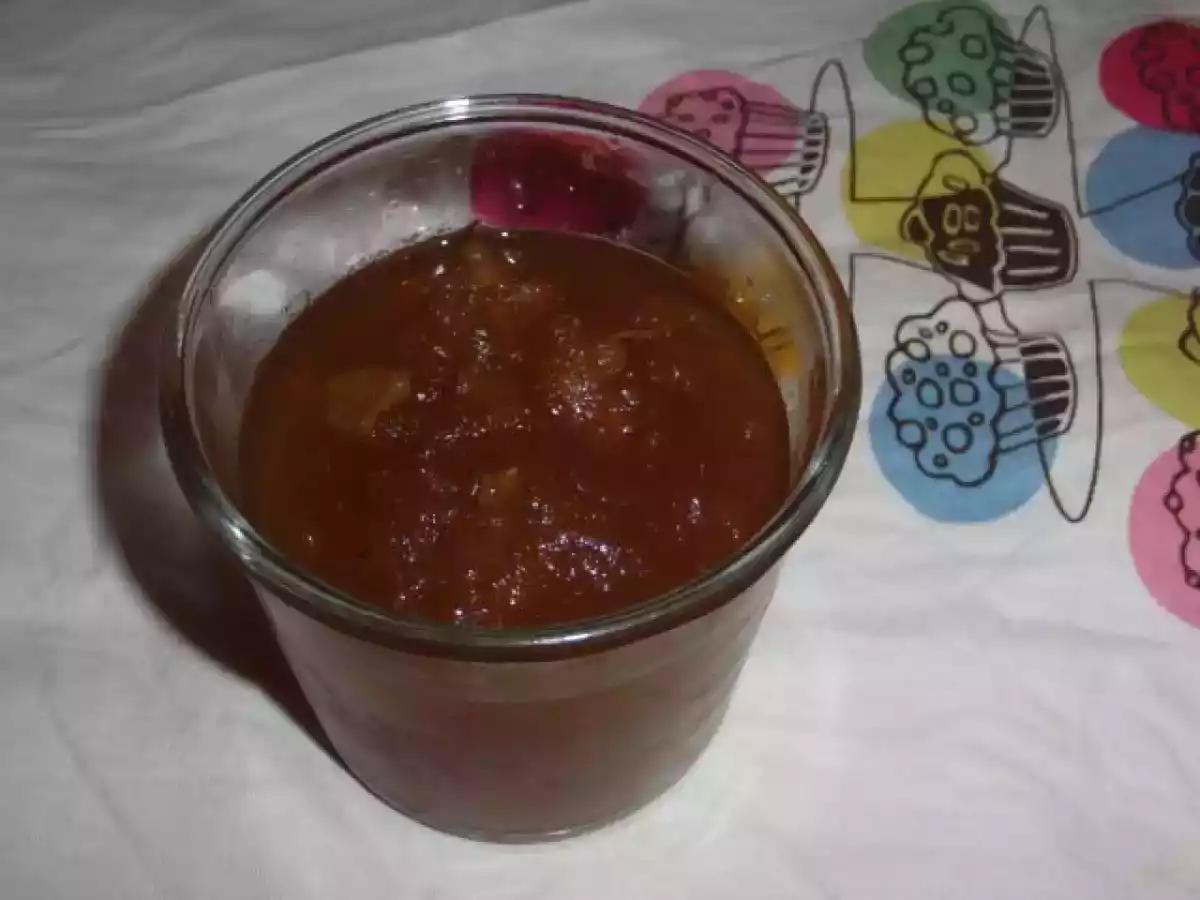 Compota de Ananás e gengibre