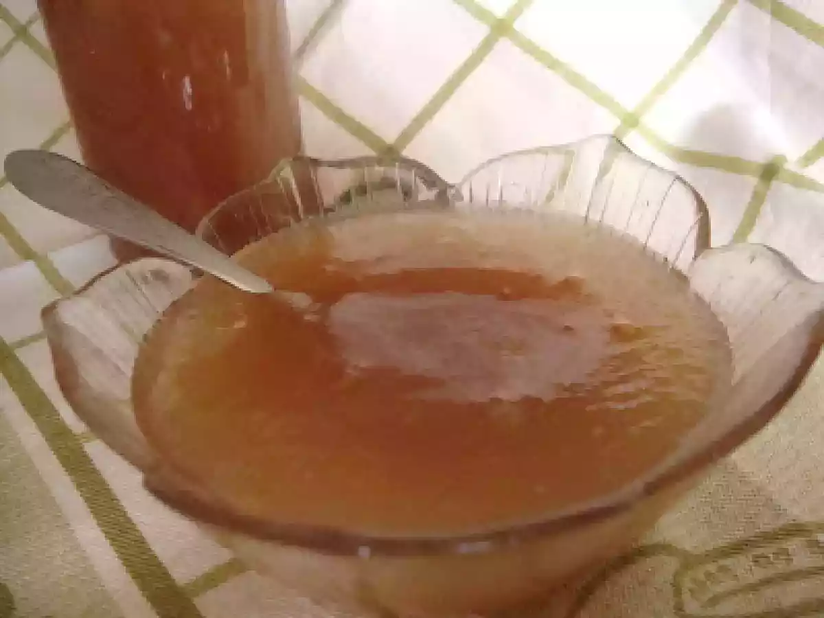 Compota de pêra e canela