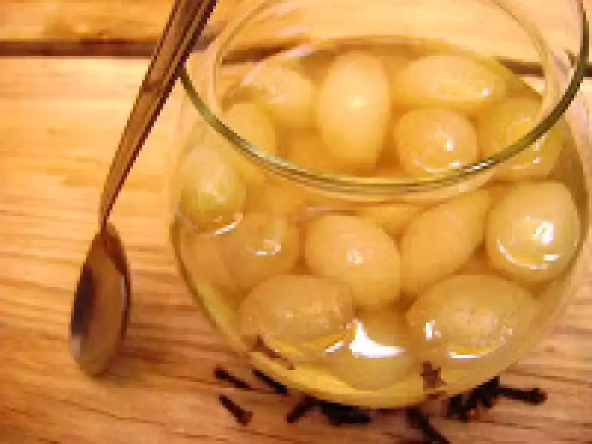 Conserva Agridoce de Mini Cebolas (vegana)