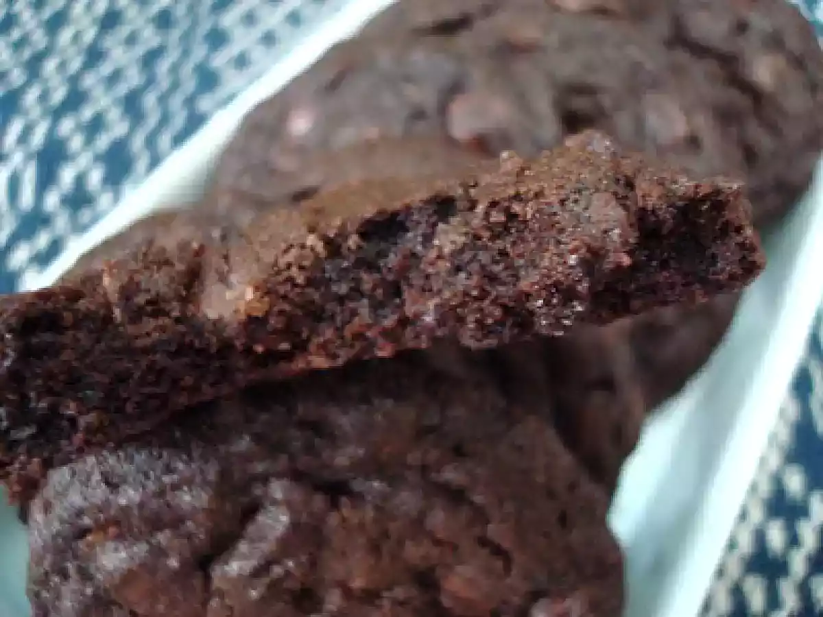 Cookie Triplo de Chocolate da Nigella - foto 2