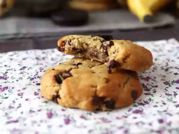 Receita Cookies assados na air fryer em 6 minutos
