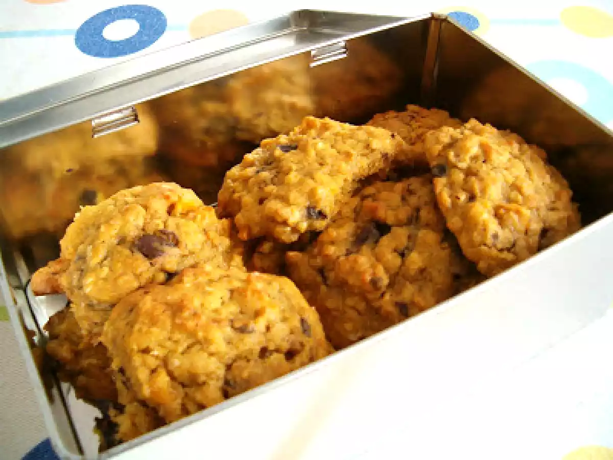 Cookies de abóbora e aveia
