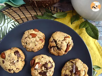 Cookies de chocolate com amendoim e amêndoas - foto 2