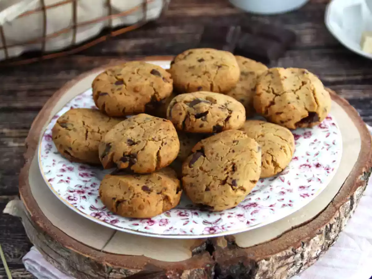 Cookies de chocolate (vegano e sem gluten)