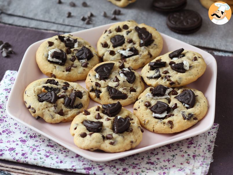 Cookies gourmet com pedacinhos de Oreo !