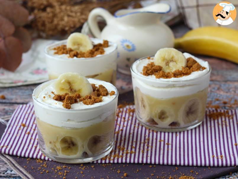 Copinhos de banoffee, para fãs de banana e caramelo