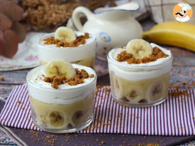 Copinhos de banoffee, para fãs de banana e caramelo