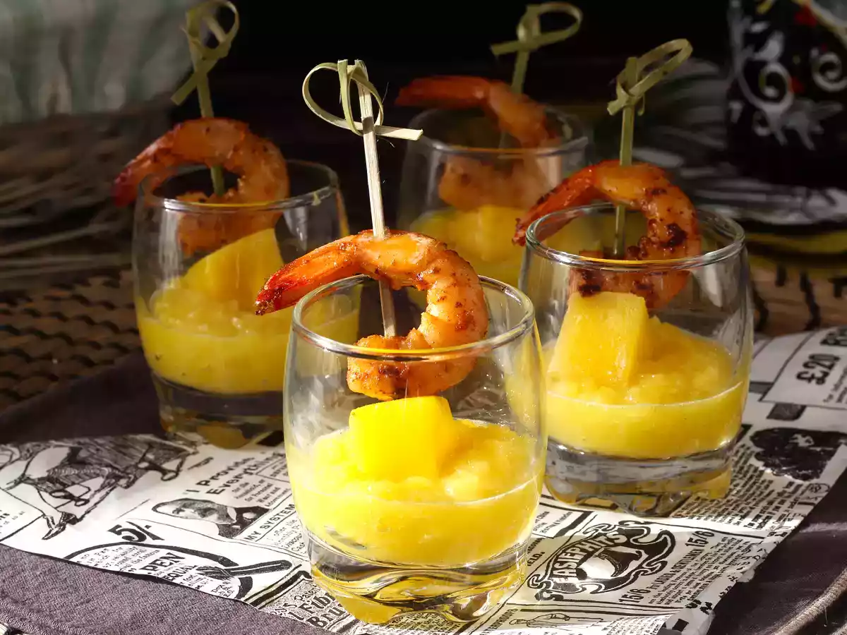 Copinhos de camarão e manga, o aperitivo refrescante - foto 3