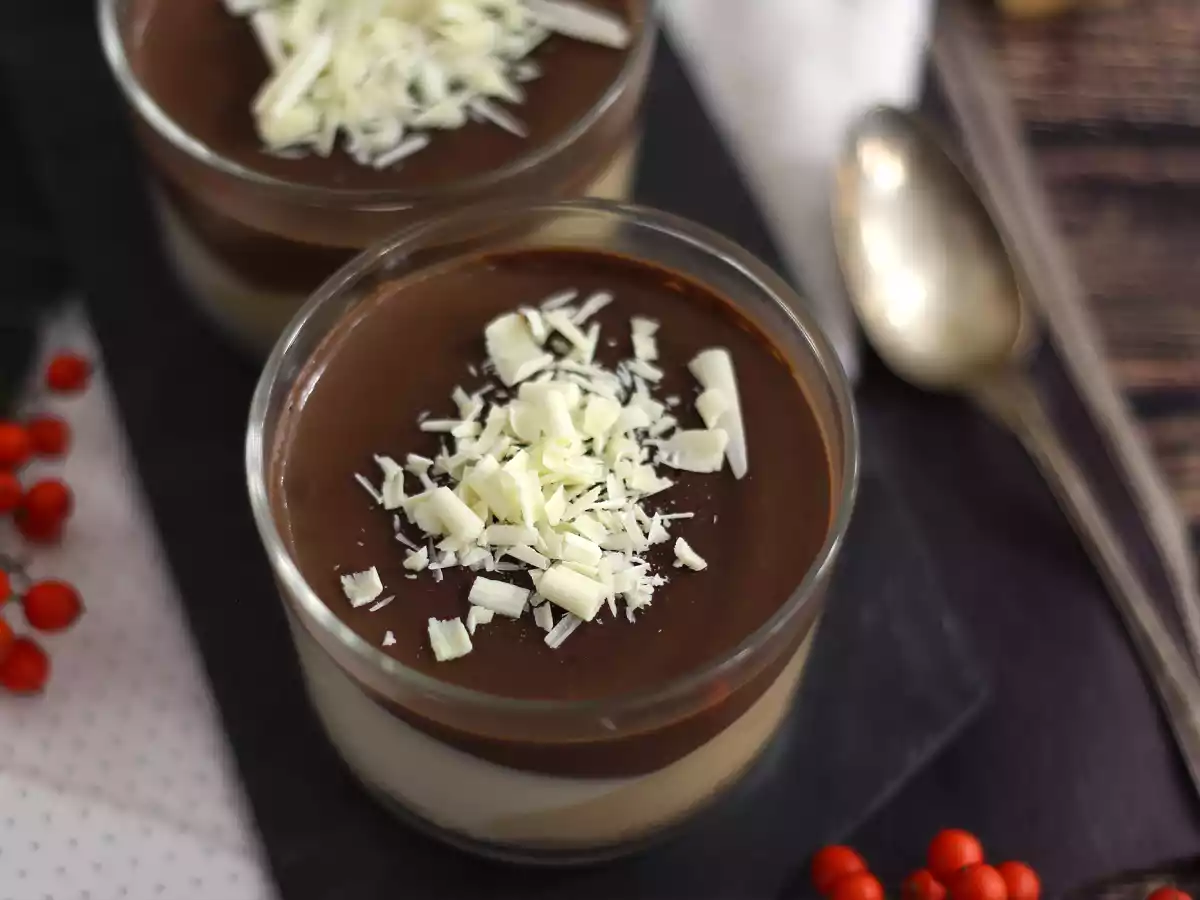 Copinhos de creme de chocolate com torrone: aprenda o truque do efeito triangular - foto 4