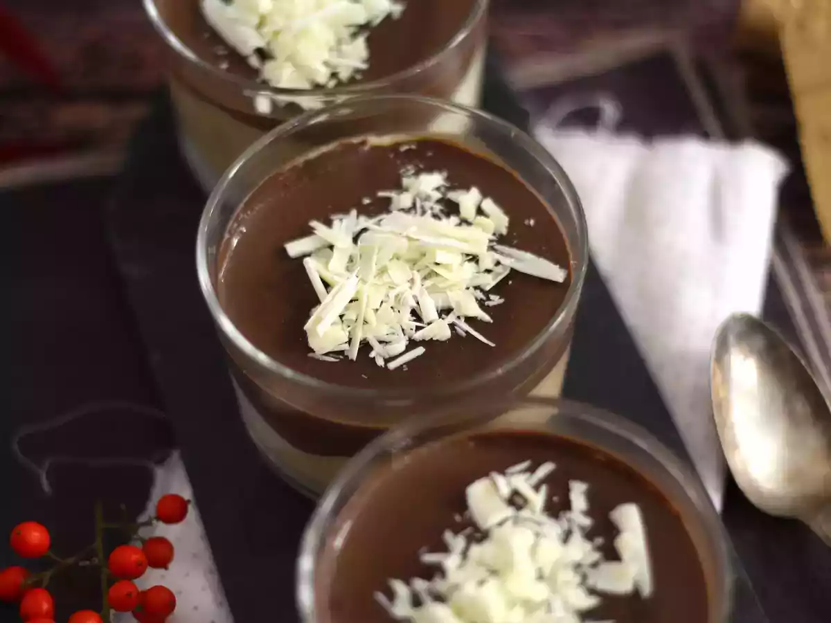 Copinhos de creme de chocolate com torrone: aprenda o truque do efeito triangular - foto 5