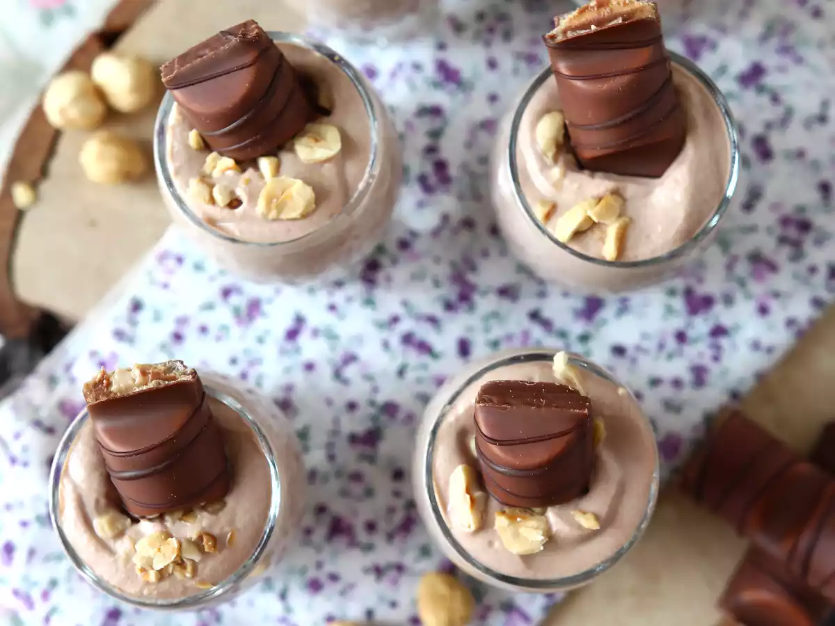 Copinhos de mousse Nutella com Kinder Bueno, altamente irresistível - foto 2