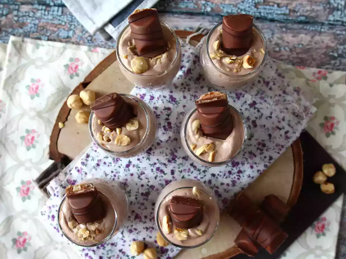 Copinhos de mousse Nutella com Kinder Bueno, altamente irresistível - foto 4