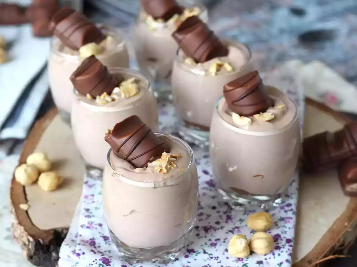 Copinhos de mousse Nutella com Kinder Bueno, altamente irresistível - foto 6