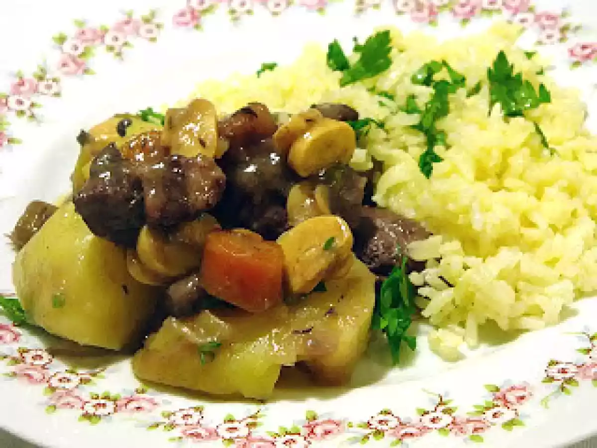 Coq au Vin - Frango ao Vinho