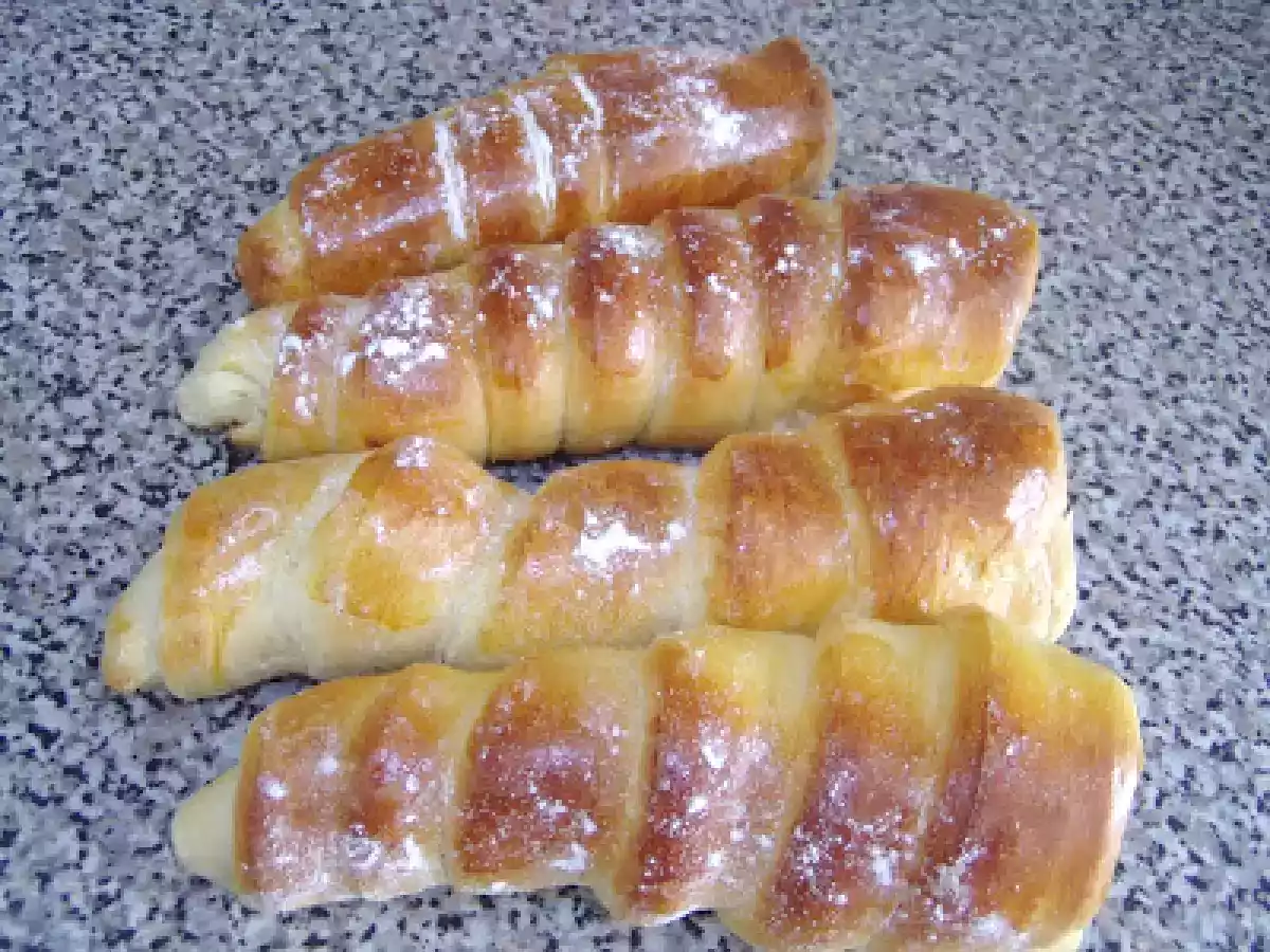 Cornucópias de chocolate