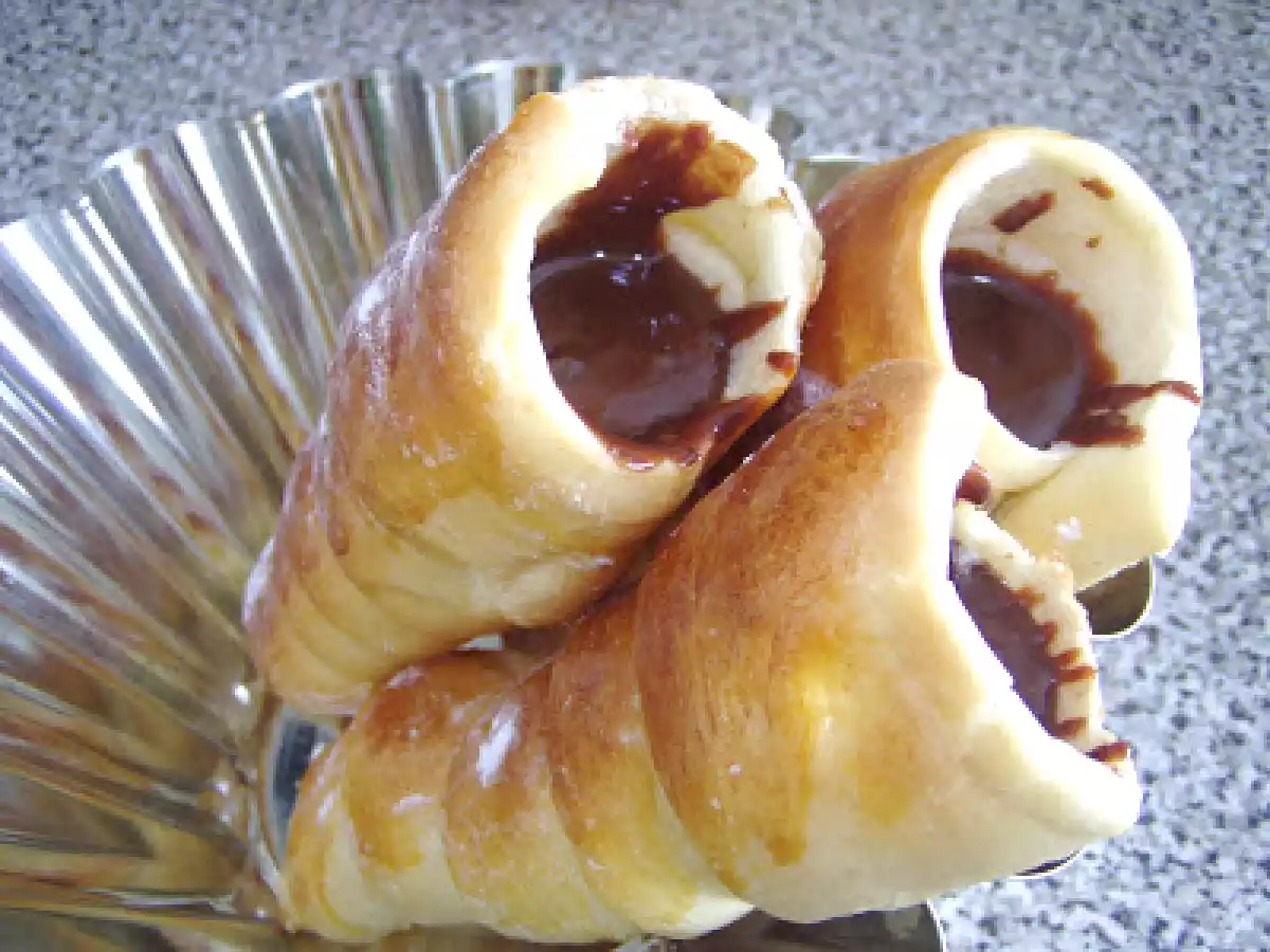 Cornucópias de chocolate - foto 3