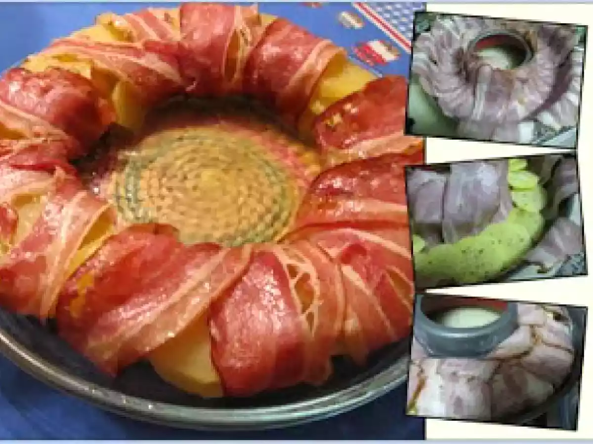 COROA DE BATATA COM BACON