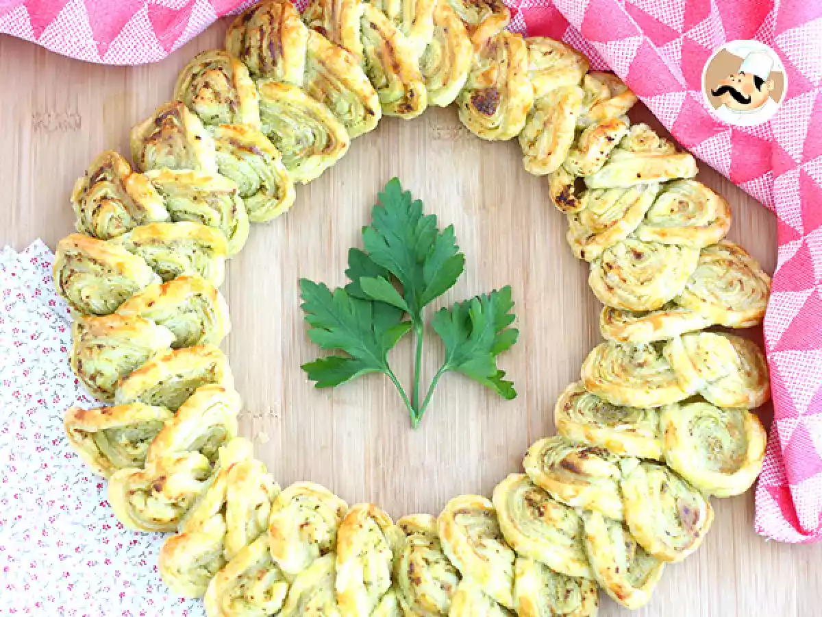 Coroa de Natal ao pesto - foto 2