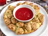 Coroa de pizza recheada com mozzarela, foto 1