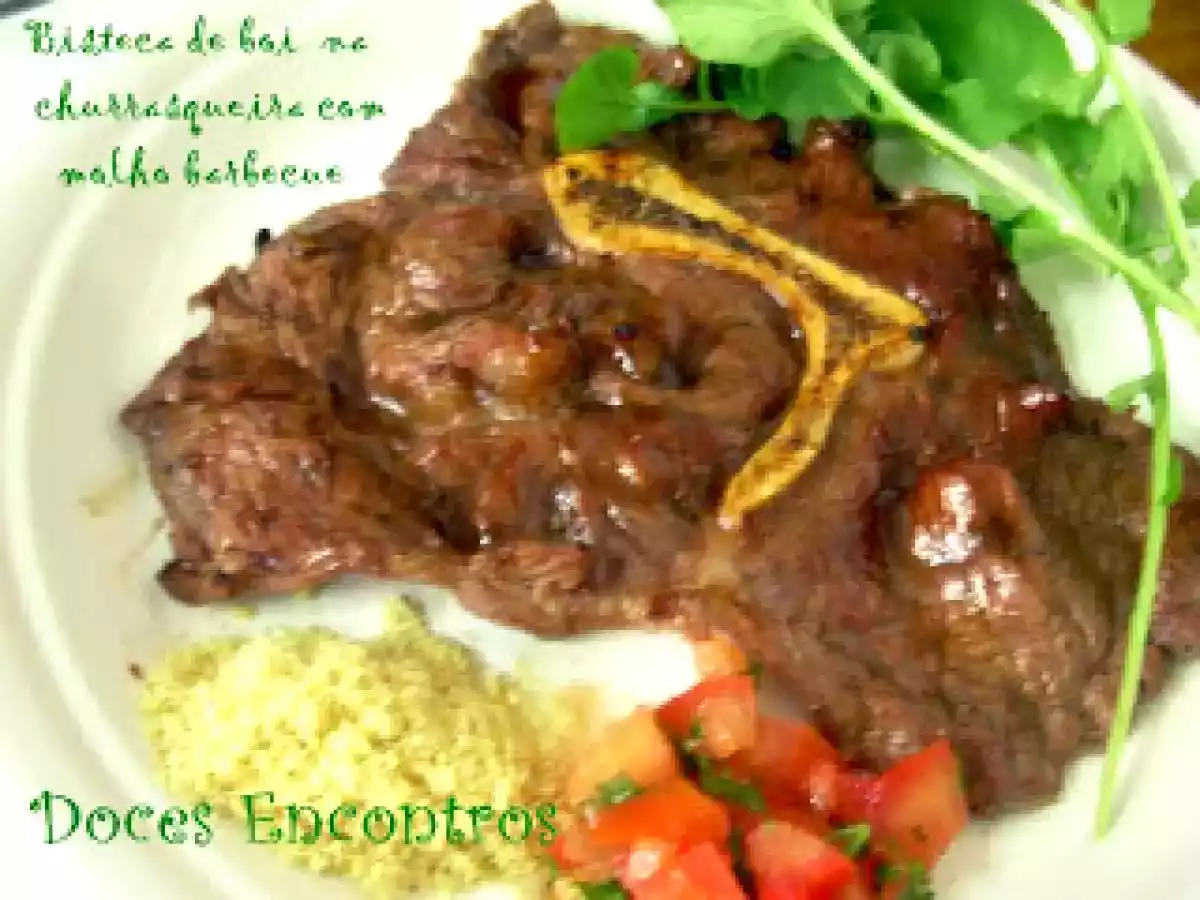 Costela de Boi na churrasqueira com Molho Barbecue Caseiro