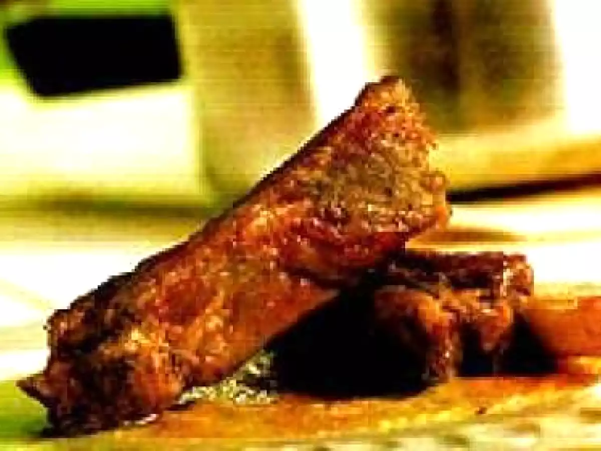 Costela de porco com molho agridoce