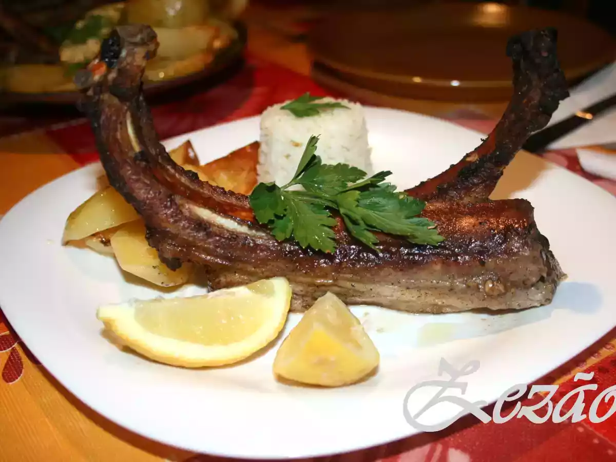 costela de porco no forno