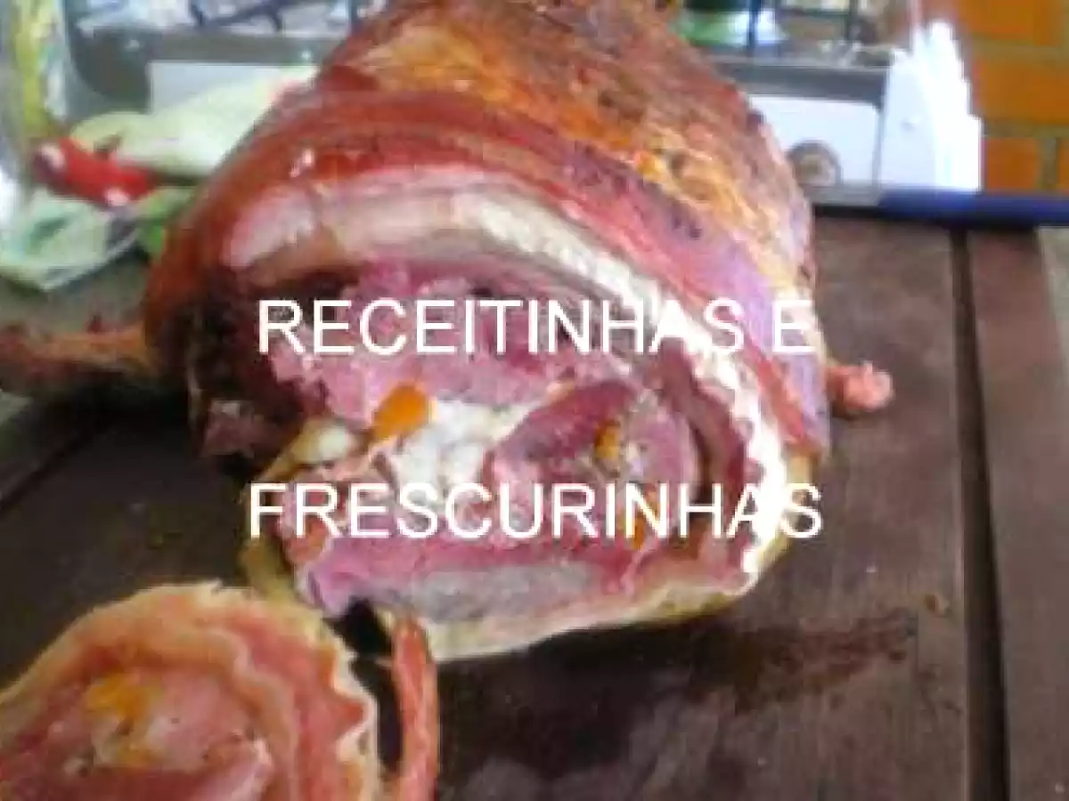Costela desossada e recheada