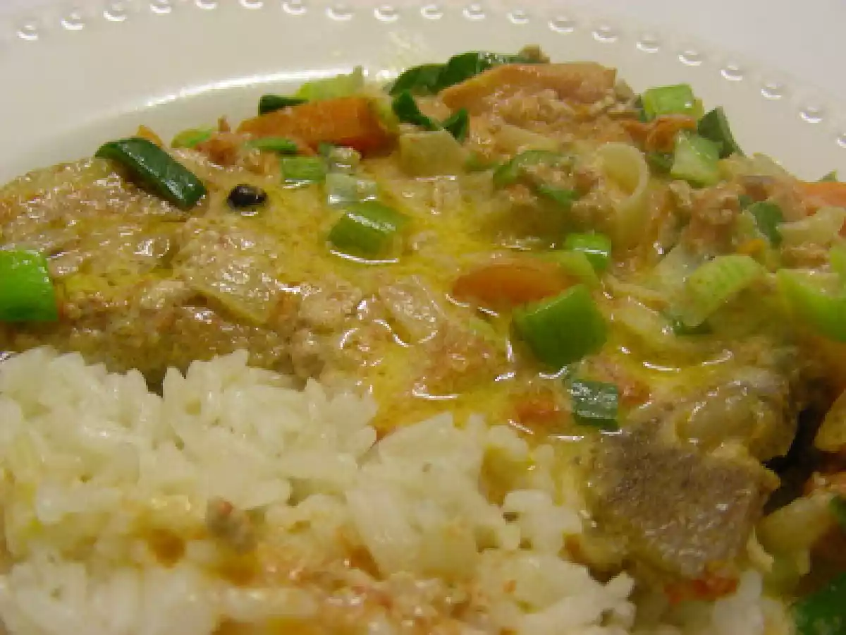 Costeletas com cenoura, alho francês e outras coisas - foto 2