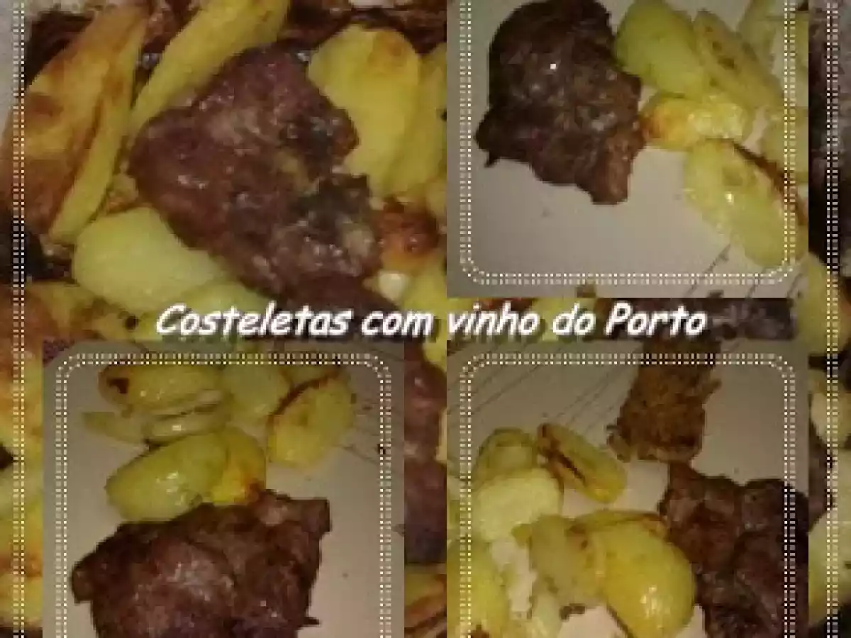 Costeletas com vinho do Porto