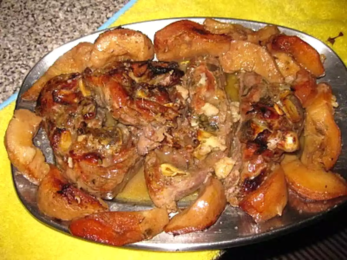 COSTELETAS DE PERÚ ASSADAS COM MARMELOS - foto 3