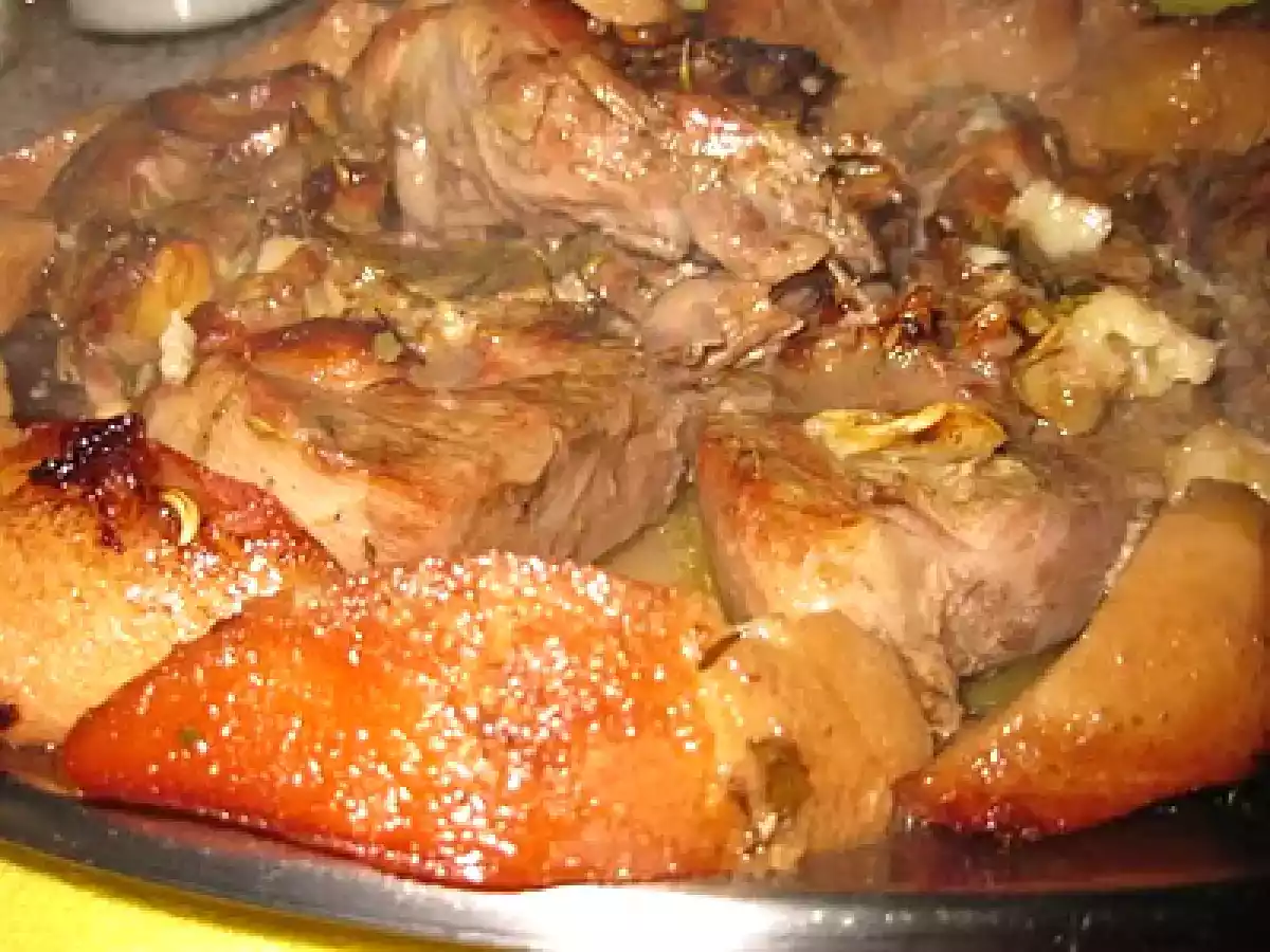 COSTELETAS DE PERÚ ASSADAS COM MARMELOS - foto 4