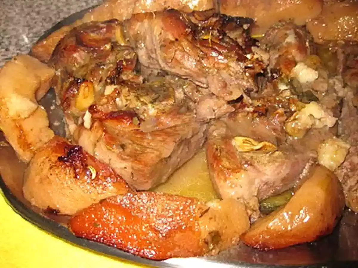 COSTELETAS DE PERÚ ASSADAS COM MARMELOS - foto 5
