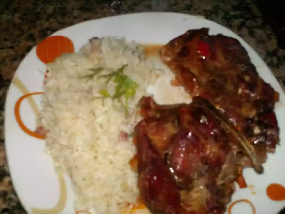 Costoletas assadas no forno