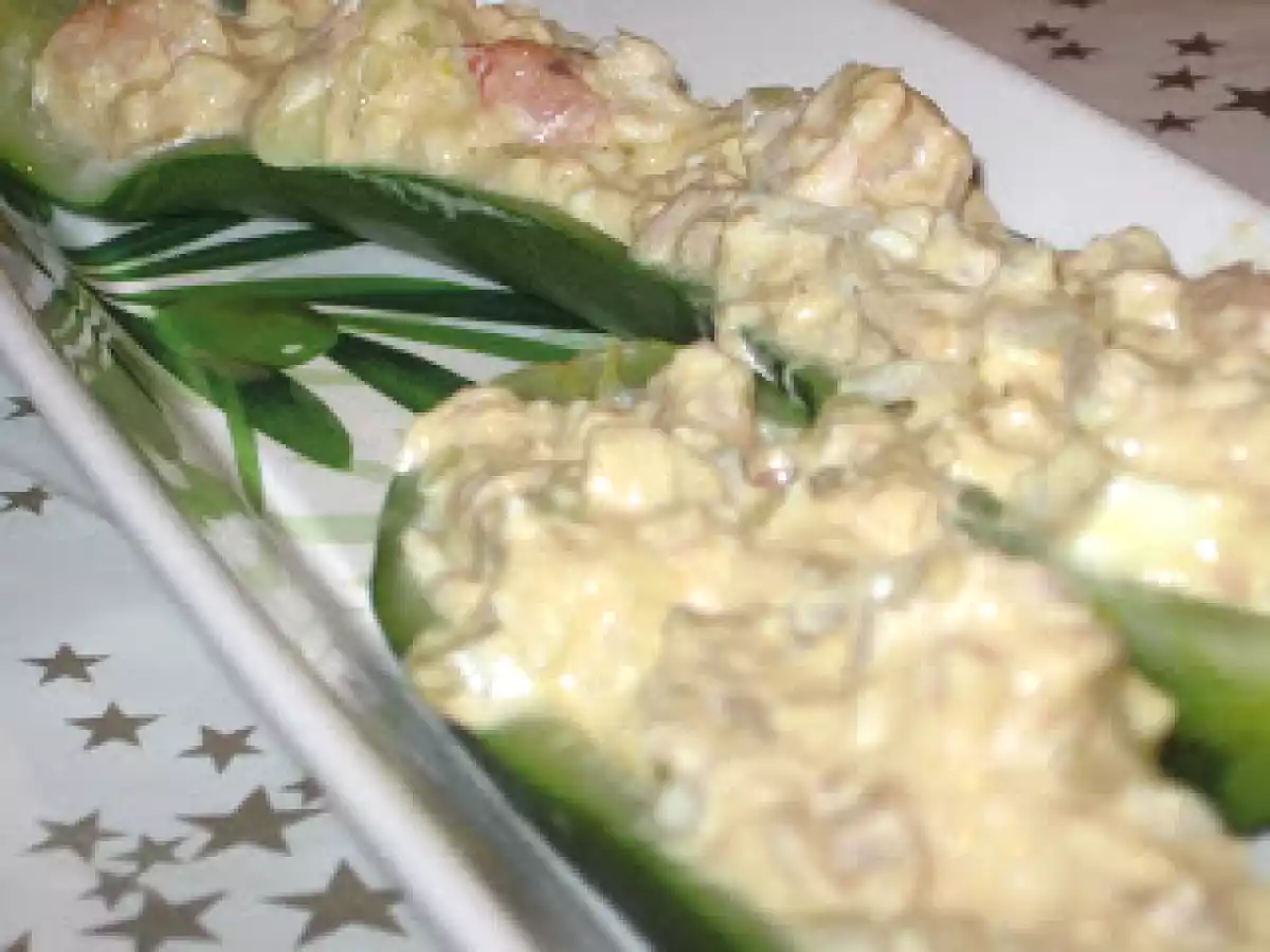 Courgettes recheadas e sopa de peixe com marisco - foto 2